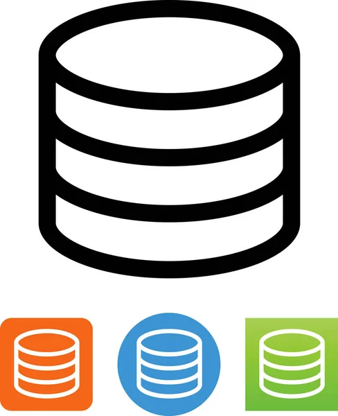 Database Dba Vector Icon — Stock Vector