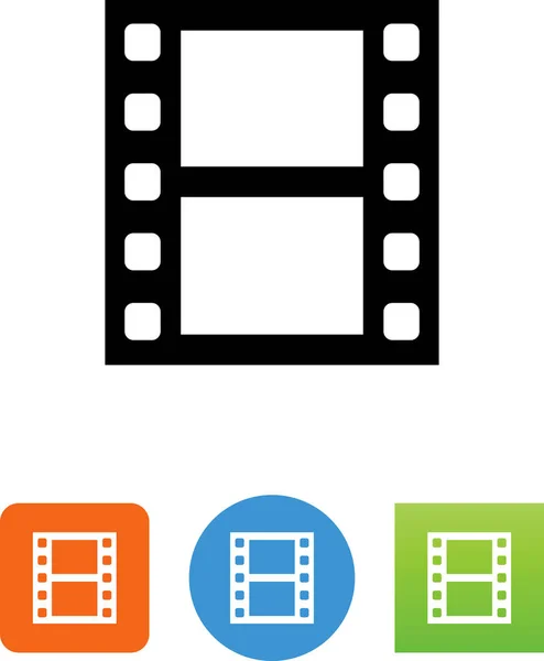 Film Film Bande Vectorielle Icône — Image vectorielle