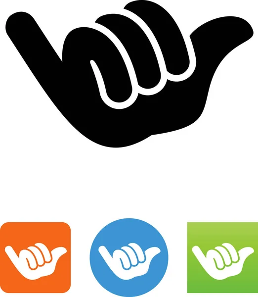 Hand Hang Vector Pictogram Maken — Stockvector