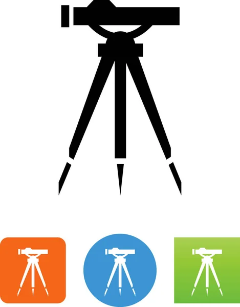 Surveyors Tool Vector Icon — Stock Vector