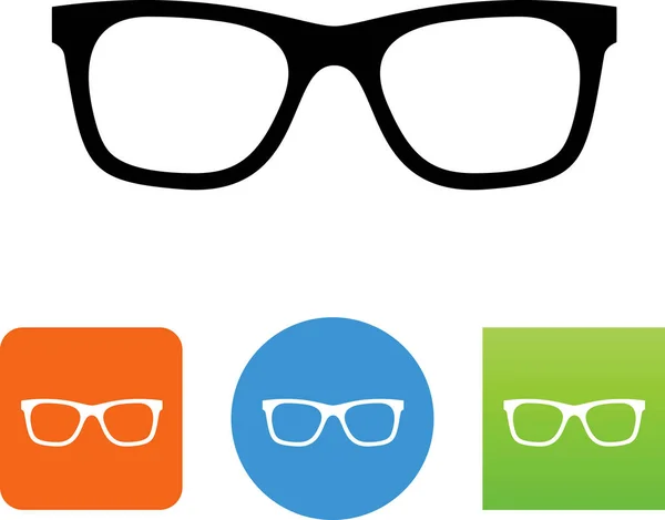 Ikona Wektor Wzrok Okulary — Wektor stockowy