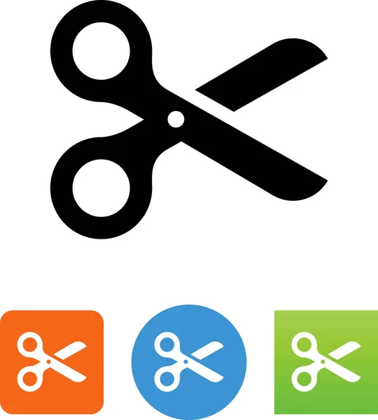 Scissors Cut Cutting Vector Icon — Stock Vector