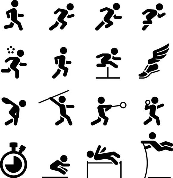 Atletizm vektör simgeler