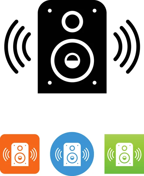 Audio Lautsprecher Symbol — Stockvektor