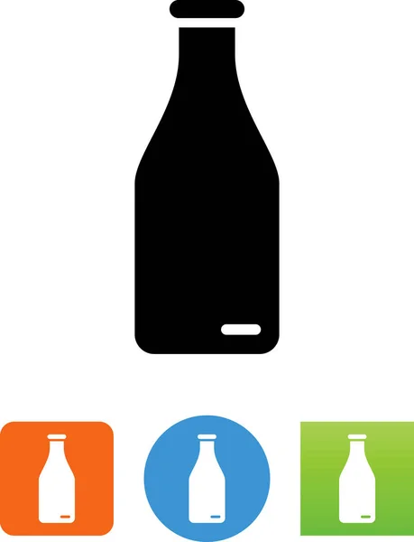 Icono Vector Botella Completa — Vector de stock