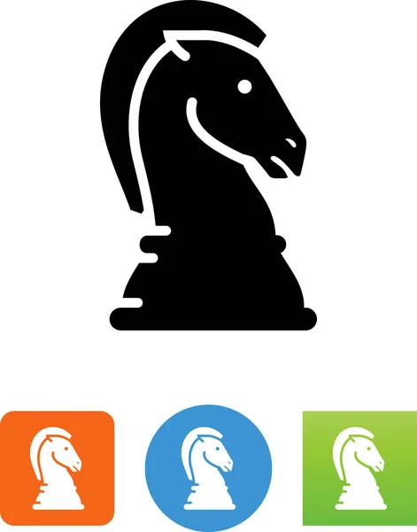 Strategy Chess Knight Vector Icon — Stock Vector