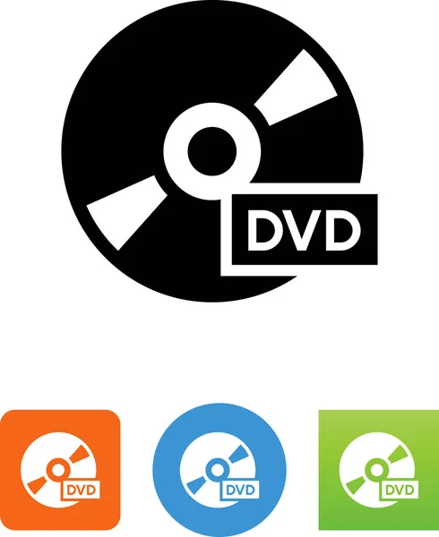 Dvd Disk Vector Icon — Stock Vector