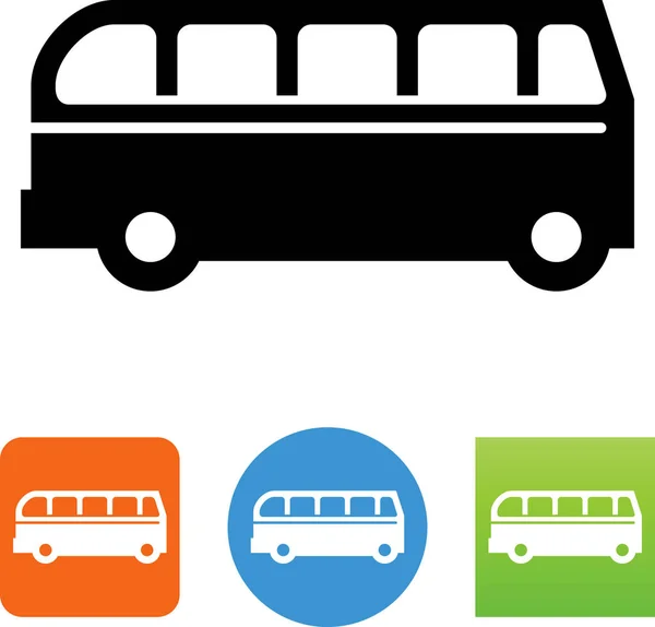 Icône Vectorielle Bus Ville — Image vectorielle