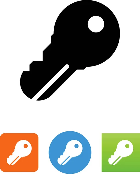 Key Unlock Vector Icon — Stock Vector
