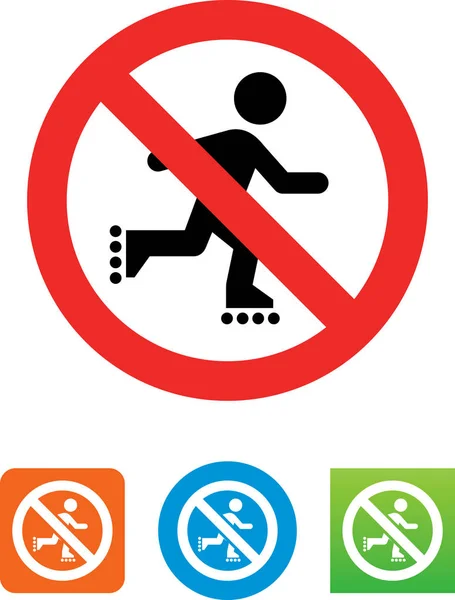 Permite Patinar Icono Vector — Vector de stock