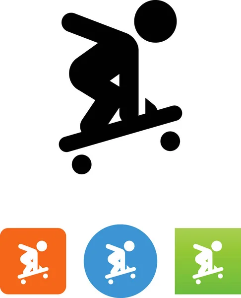 Skateboard Griff Vektor Symbol — Stockvektor