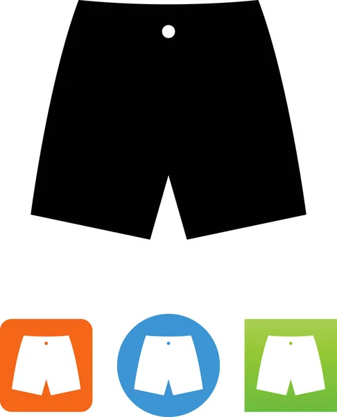 Paar Shorts Vektor Symbol — Stockvektor
