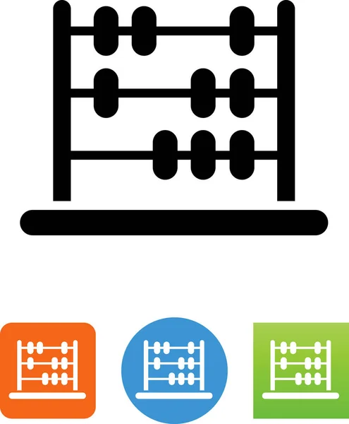 Abacus Számolás Vektor Ikon — Stock Vector