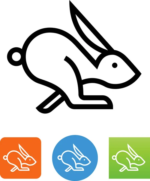 Icône Vectorielle Lapin Rapide — Image vectorielle