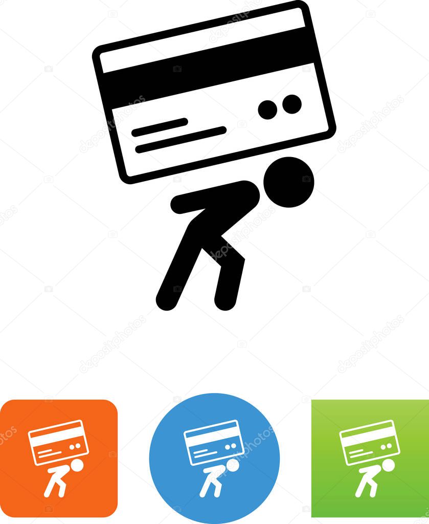 Credit Card Debt Icon