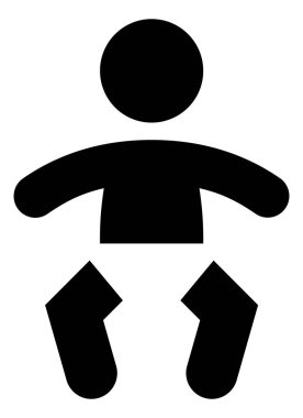 Bebek bezi giyiyor kutsal kişilerin resmi