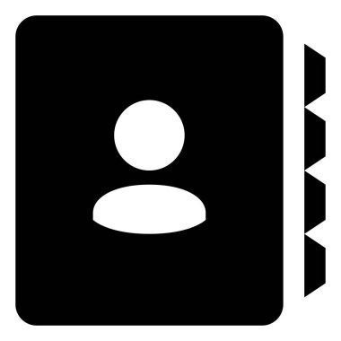 Kişileri adres defteri simgesini