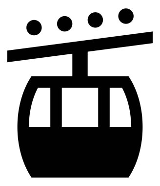 Gondol hava teleferik simgesi