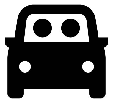 Carpool Rideshare vektör simgesi