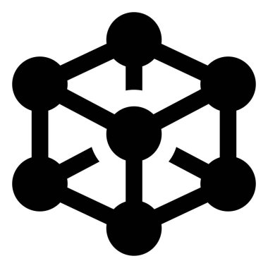 Tel kafes kafes küp vektör simgesi