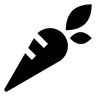 Havuç sebze vektörü simgesi