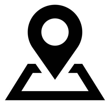 Harita konumu simgesi PIN yerleştir