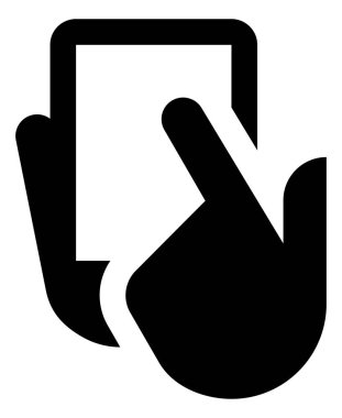 El Select Smartphone vektör simgesi