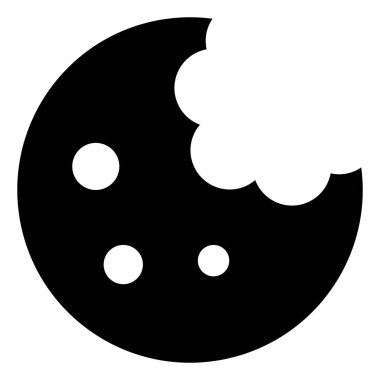 Tanımlama bilgisini ısırık vektör simgesi