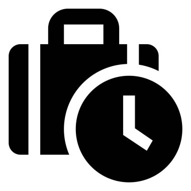 Time Off Vector Icon clipart