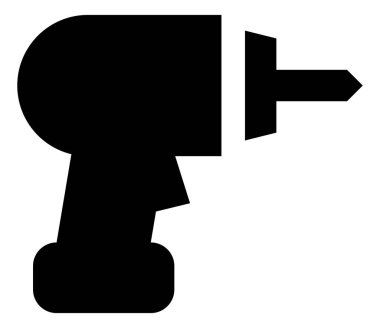 Beyaz arkaplanda sondaj vektörü simgesi