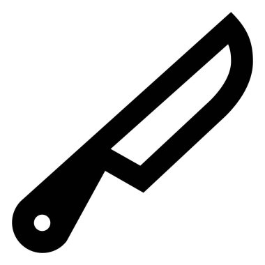 Mutfak bıçağı vektör simgesi