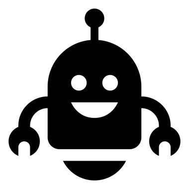 Dostane Robot vektör simgesi