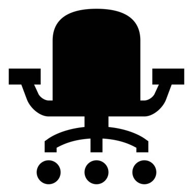 ofis koltuğu vektör simgesi