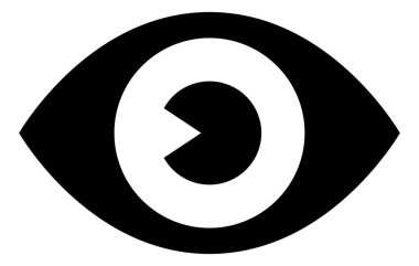 Göz bkz: Watch vektör simgesi