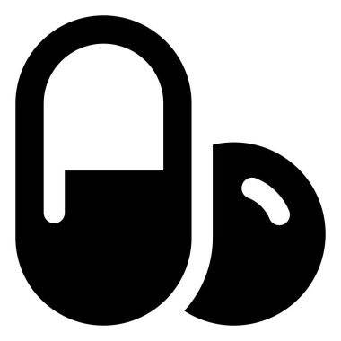 Tıp hapları vektör simgesi