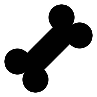 Köpek kemik vektör simgesi