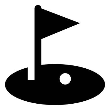 Golf Sahası vektör simgesi