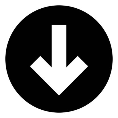 Ok düğmesini vektör simgesi