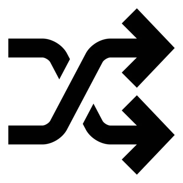 Zufällige Ordnung Vektor Symbol — Stockvektor