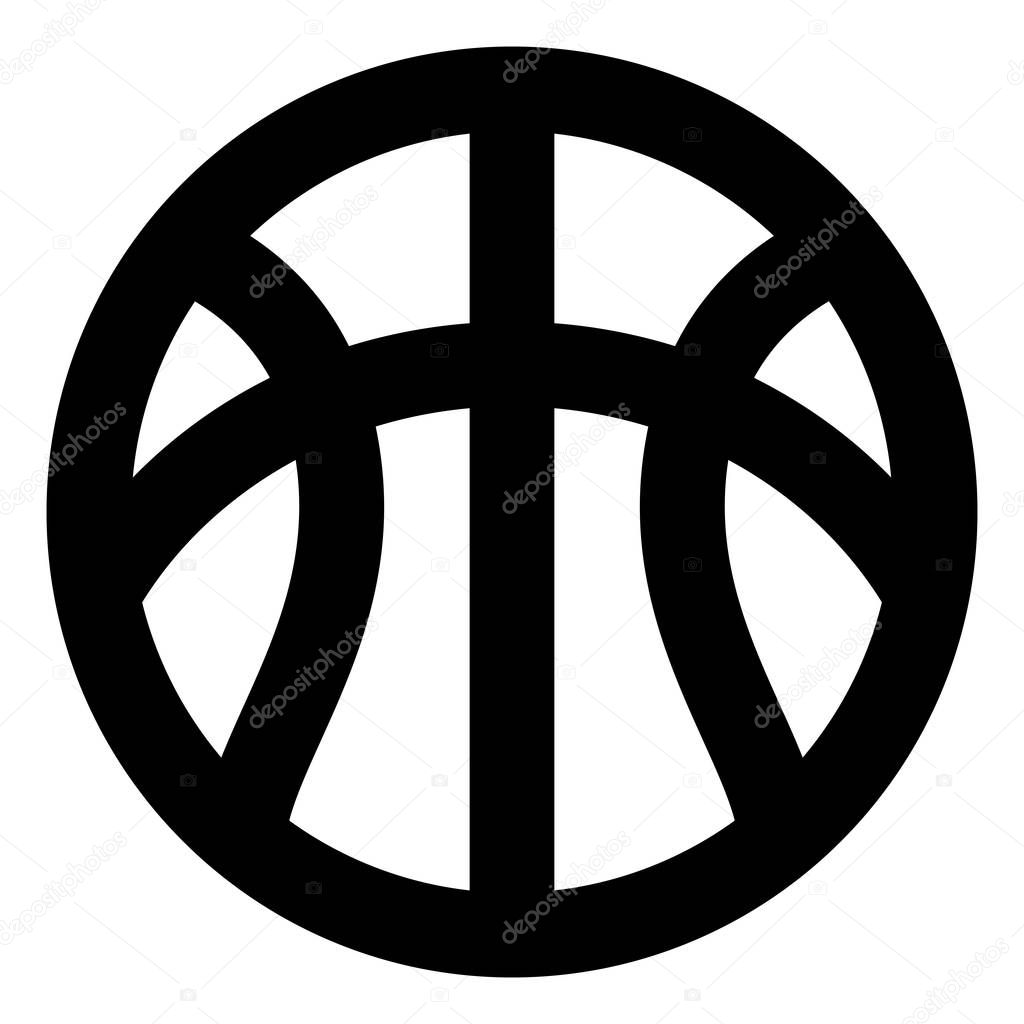 Basketball Vector illustration Icon