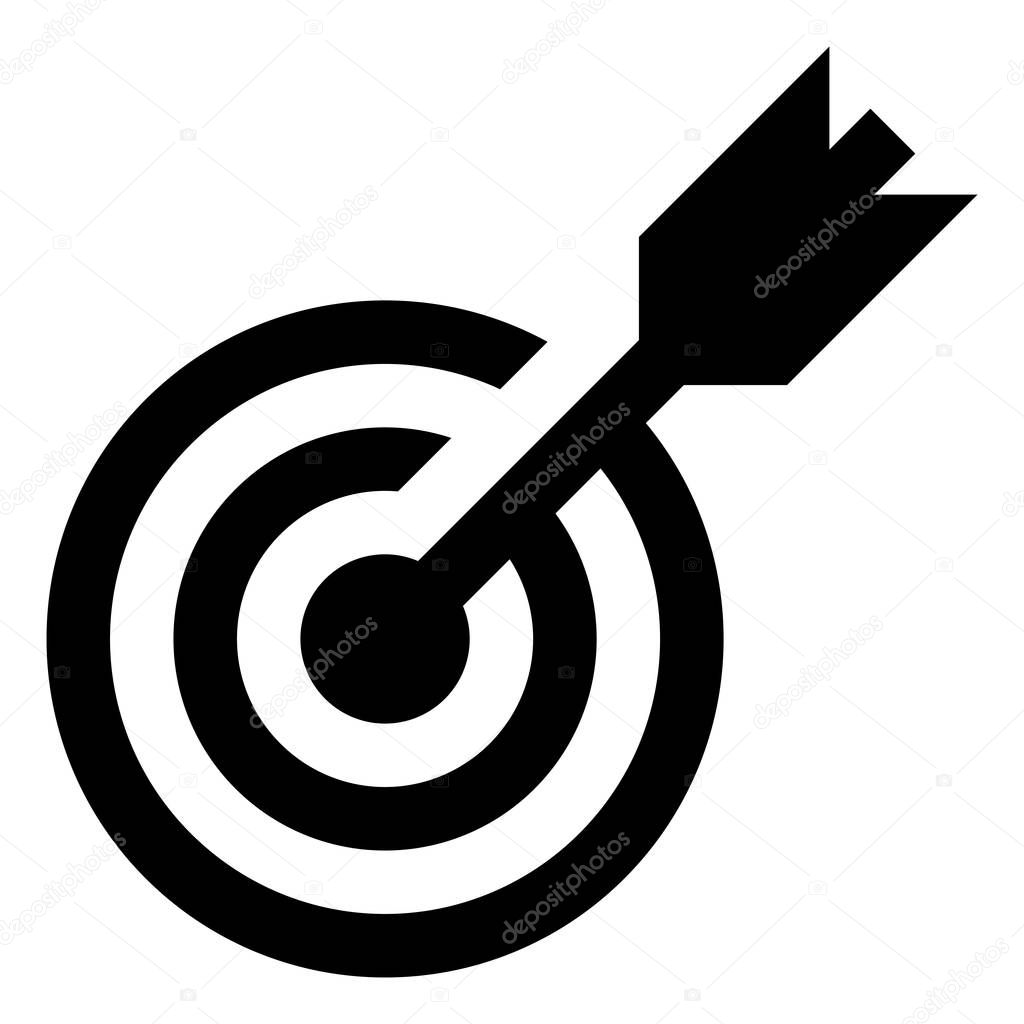 Target Bullseye Vector Icon