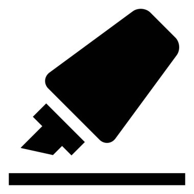 Kalem vektörü simgesini vurgula