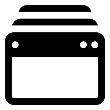 Web sayfaları vektör simgesi