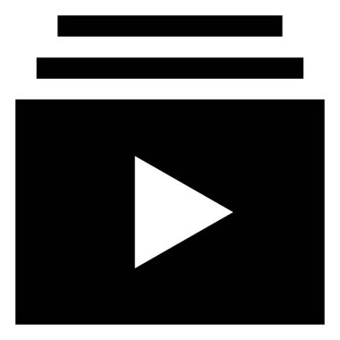 Çalma listesi Katalog vektör simgesi