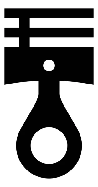 Autoteile Kolbensymbol — Stockvektor