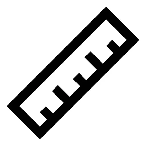 Εικονίδιο Εργαλείου Μέτρησης Χάρακα — Διανυσματικό Αρχείο
