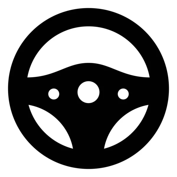 Τιμόνι Οδήγησης Εικονίδιο — Διανυσματικό Αρχείο