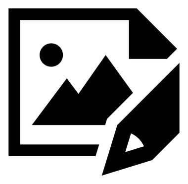 Çizim kalem tuval vektör simgesi