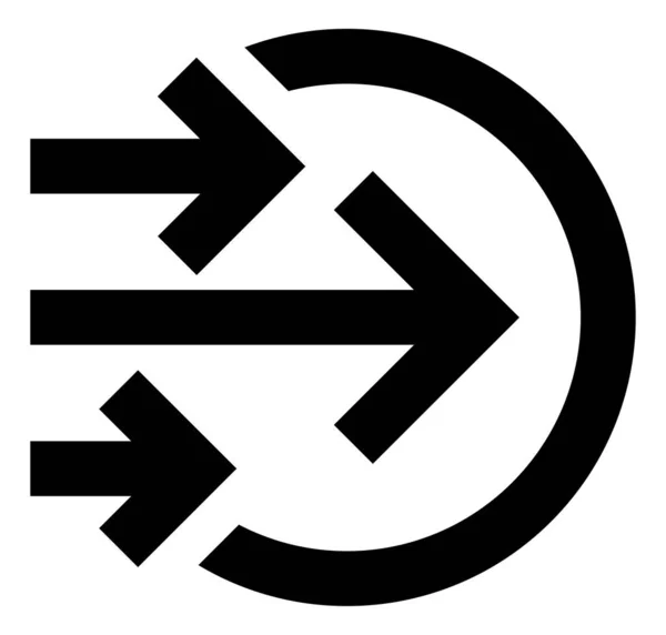 Bulk Överföring Vektor Symbol — Stock vektor
