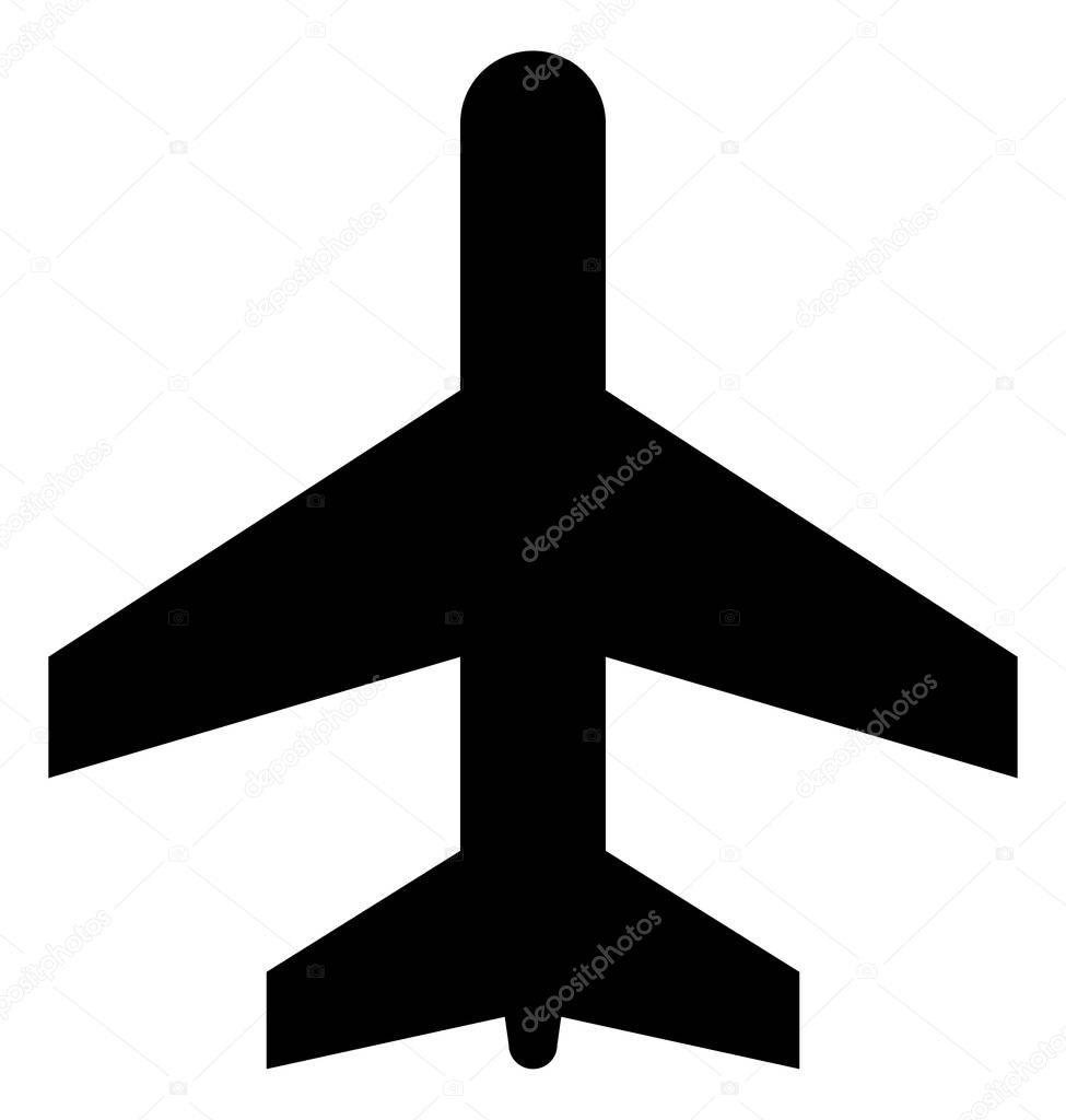 Airplane Airport Vector Icon